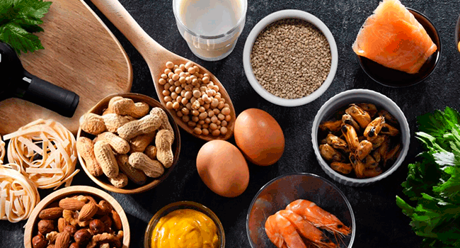 Información sobre alérgenos alimentarios